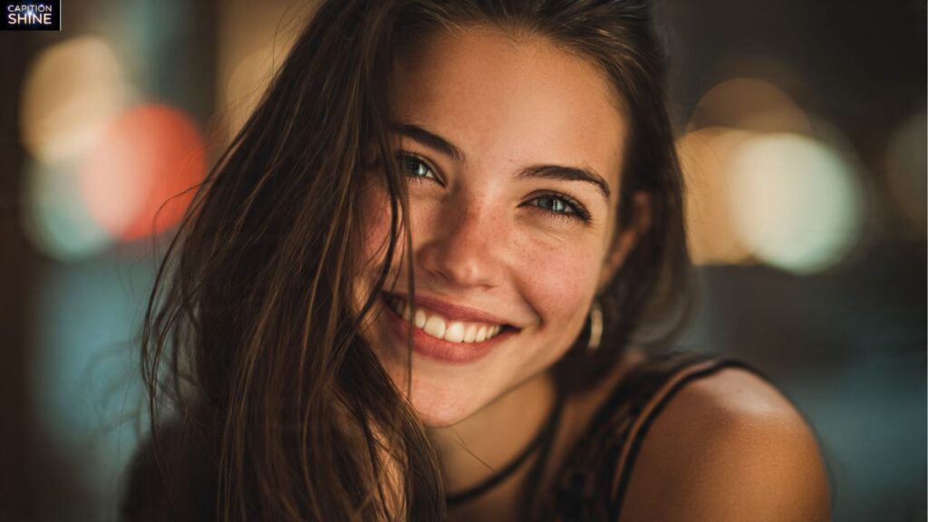 Natural Smile Captions for Everyday Moments