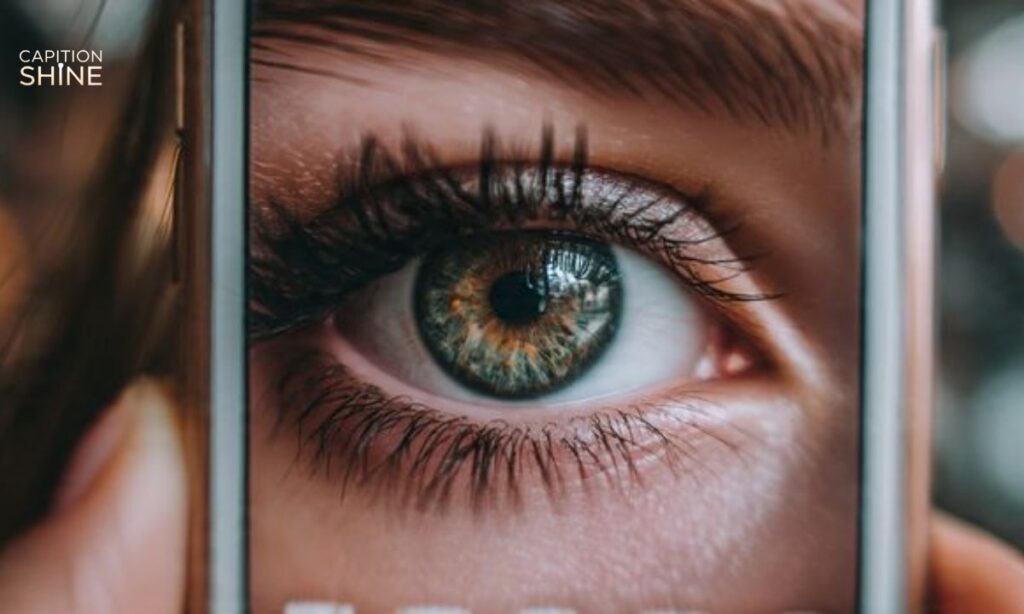 Caption for Brown Eyes