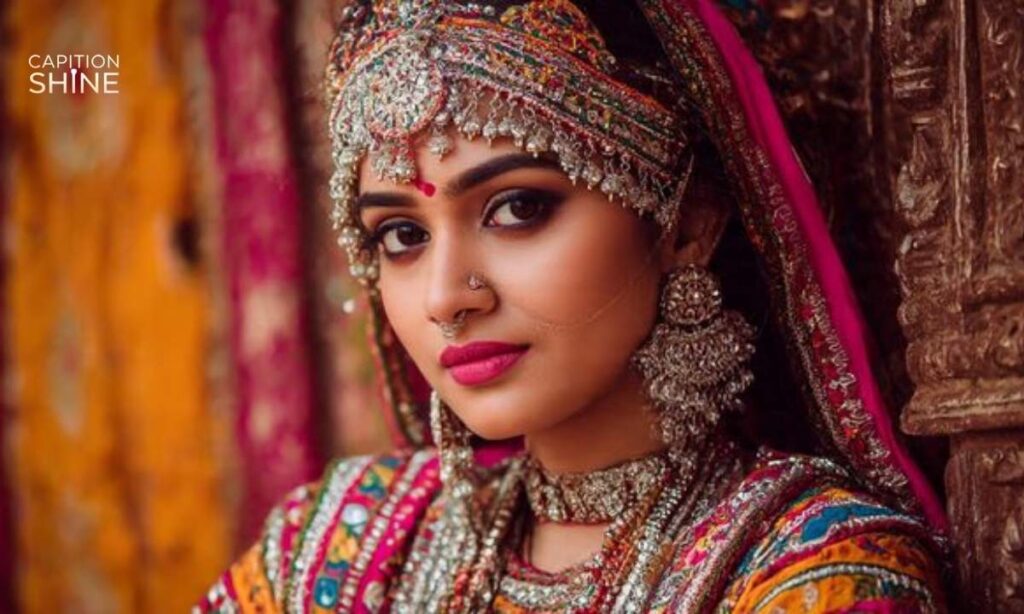 Caption for Gujarati Look