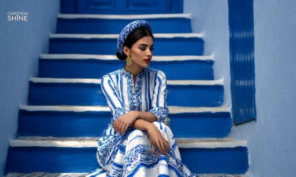 Caption for Traditional Look for Girl