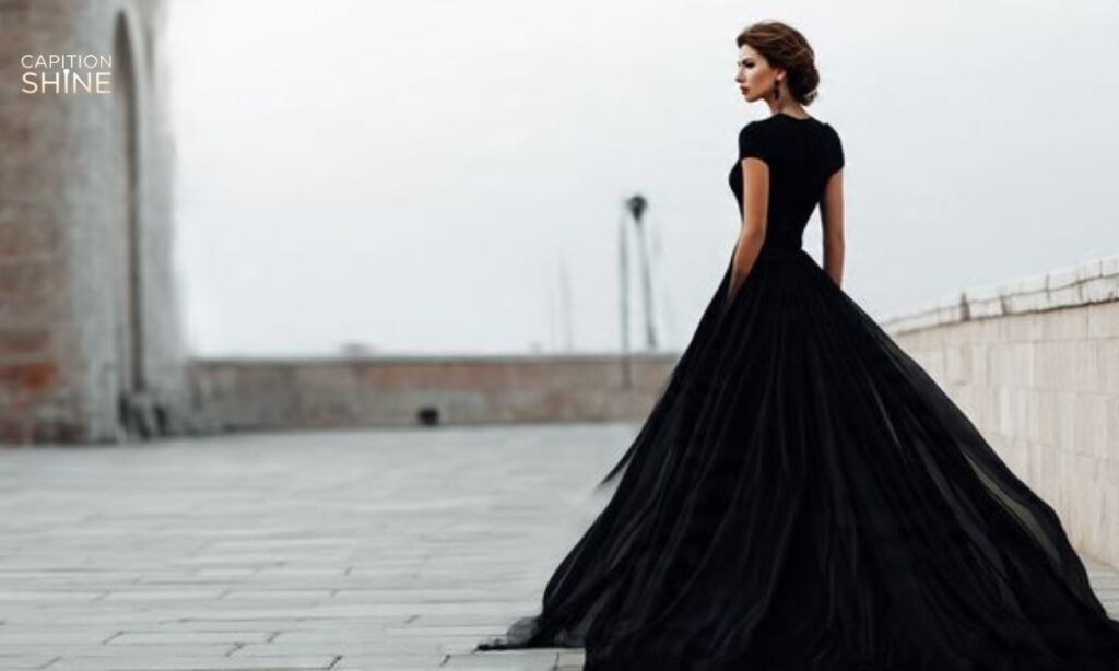 Elegant Black Dress Captions for Instagram