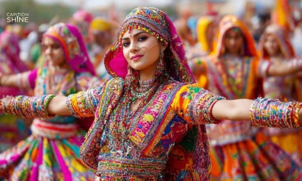 Garba Look Captions for Instagram for Festive Vibes
