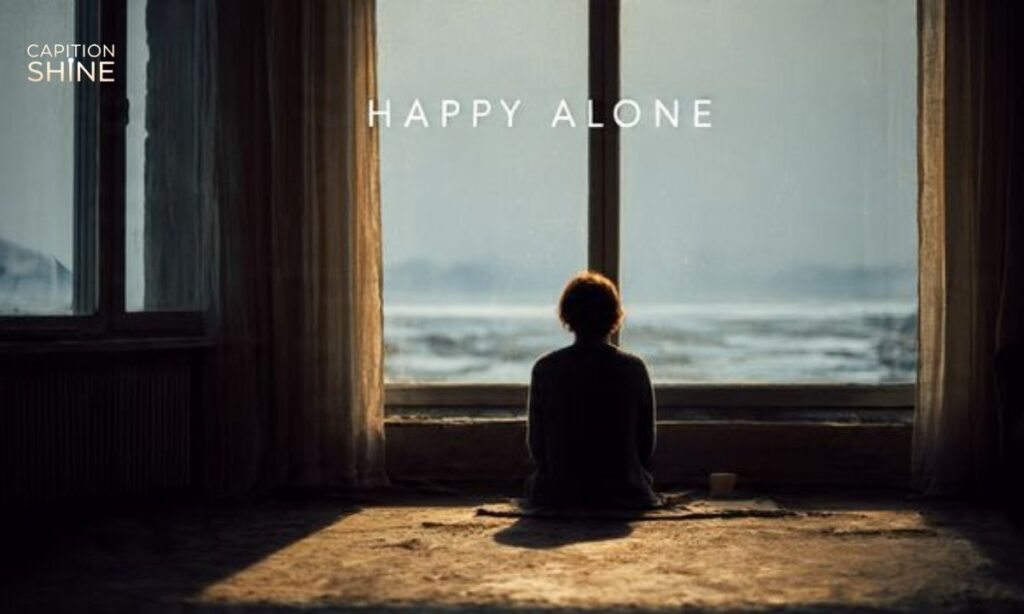 Happy Alone Captions