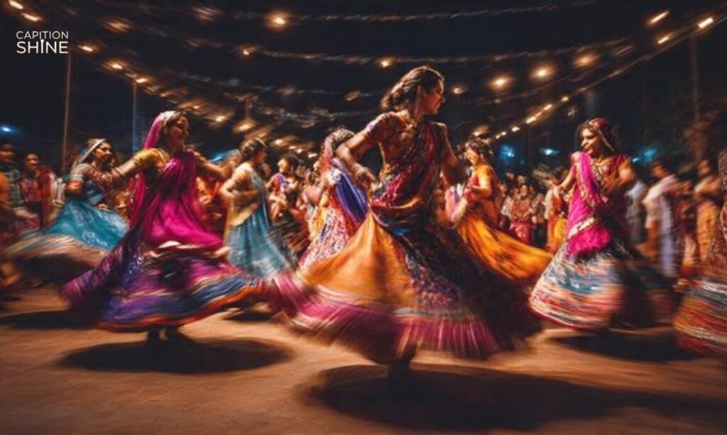 Joyful Captions For Instagram Capturing Garba Nights