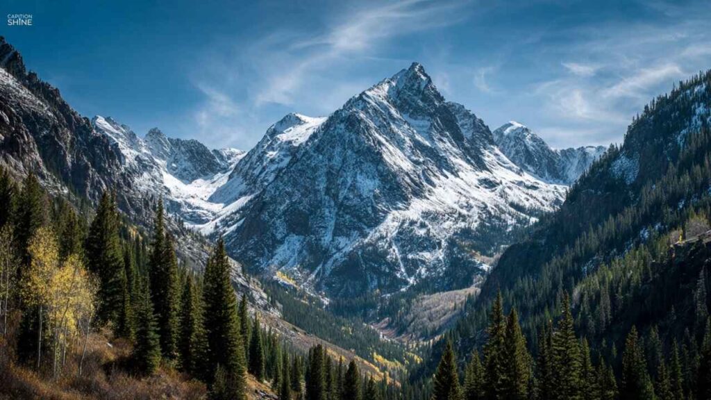 Mountain Nature Captions