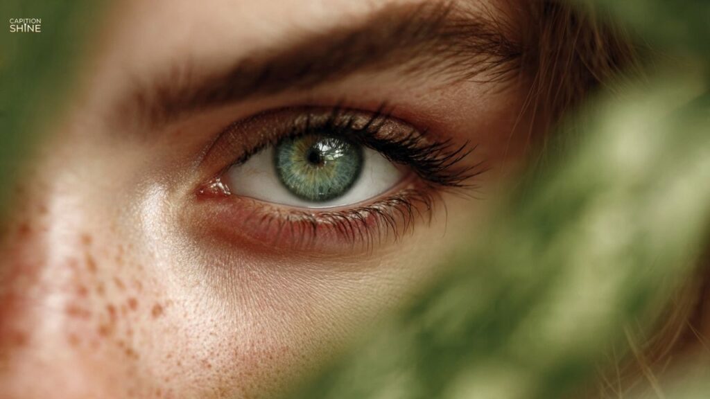 Natural Eye Beauty Captions