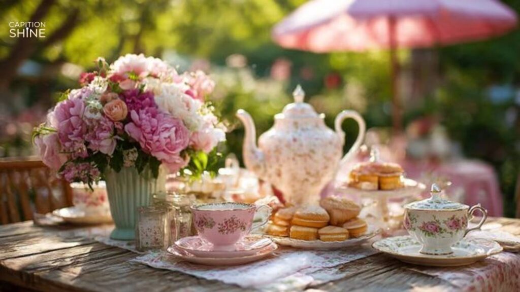 Outdoor Tea Party Captions