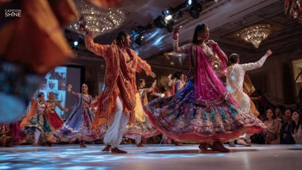 Poetic Dandiya Captions 2025