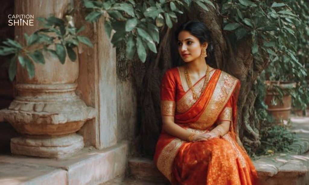 Traditional Saree Captions That Celebrate Culture