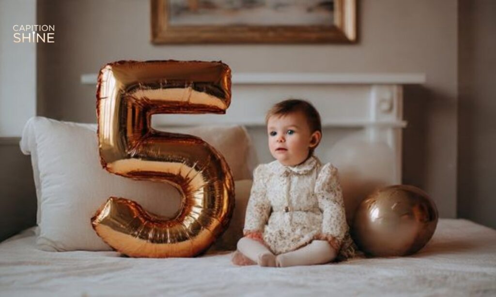 Unique Captions for a Baby’s 5 Month Birthday