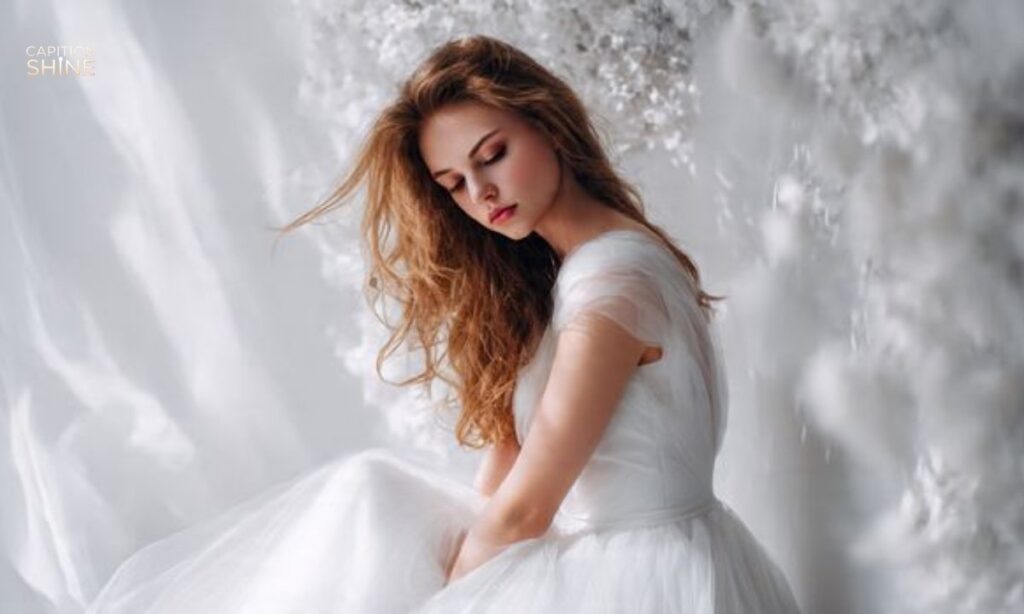 White Dress Captions for Instagram for Girl