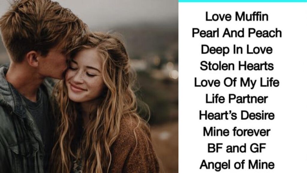 Aesthetic Instagram Names for Couples