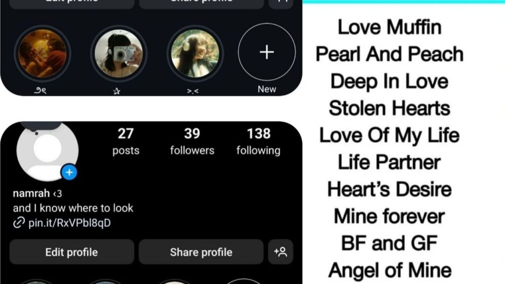 Cute Instagram Names for Couples