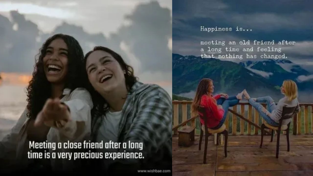 450+ Meeting Friends After a Long Time Captions That Will Melt Hearts