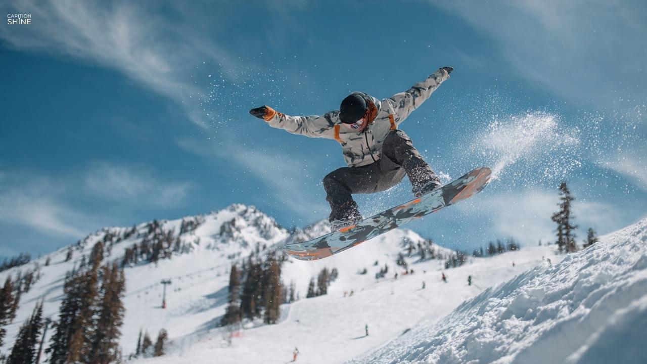 550+ Snowboarding Captions for Instagram to Celebrate Freedom